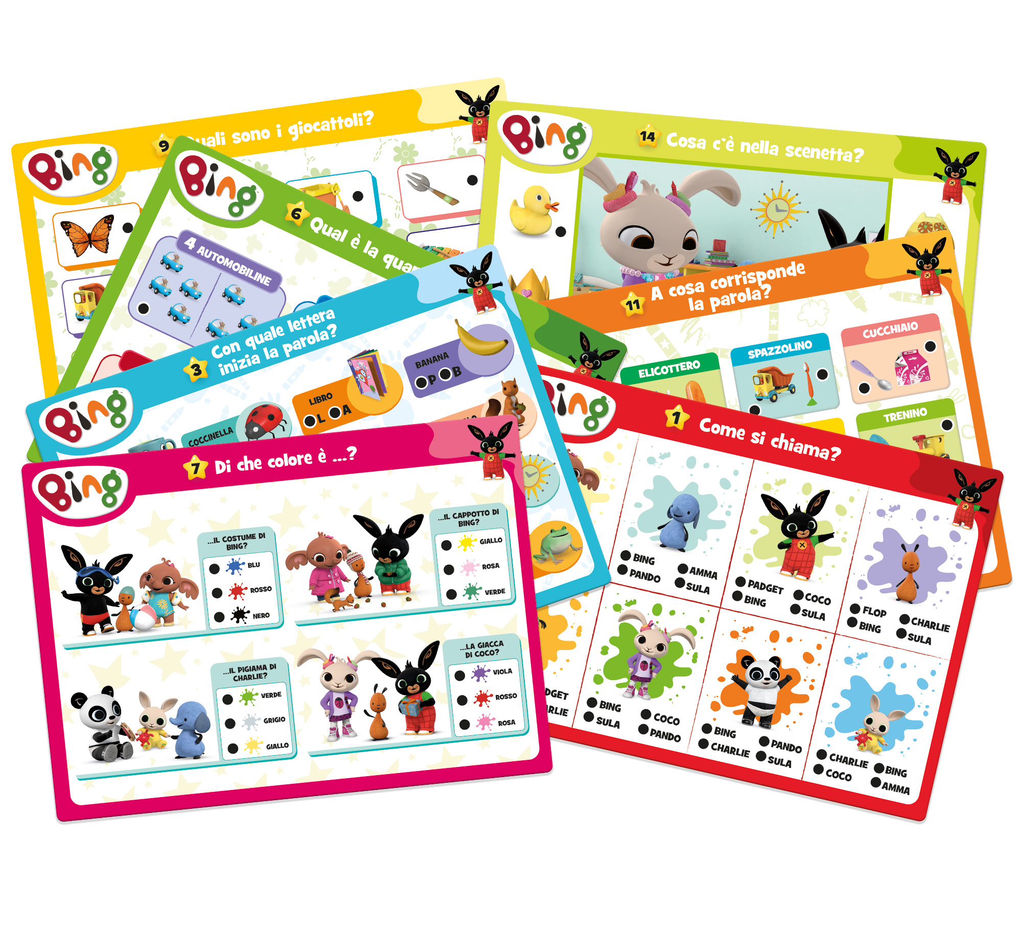 lisciani-bing-penna-maxi-schede-jeu-ducatif-14-maxi-fiches-100-quiz image 3