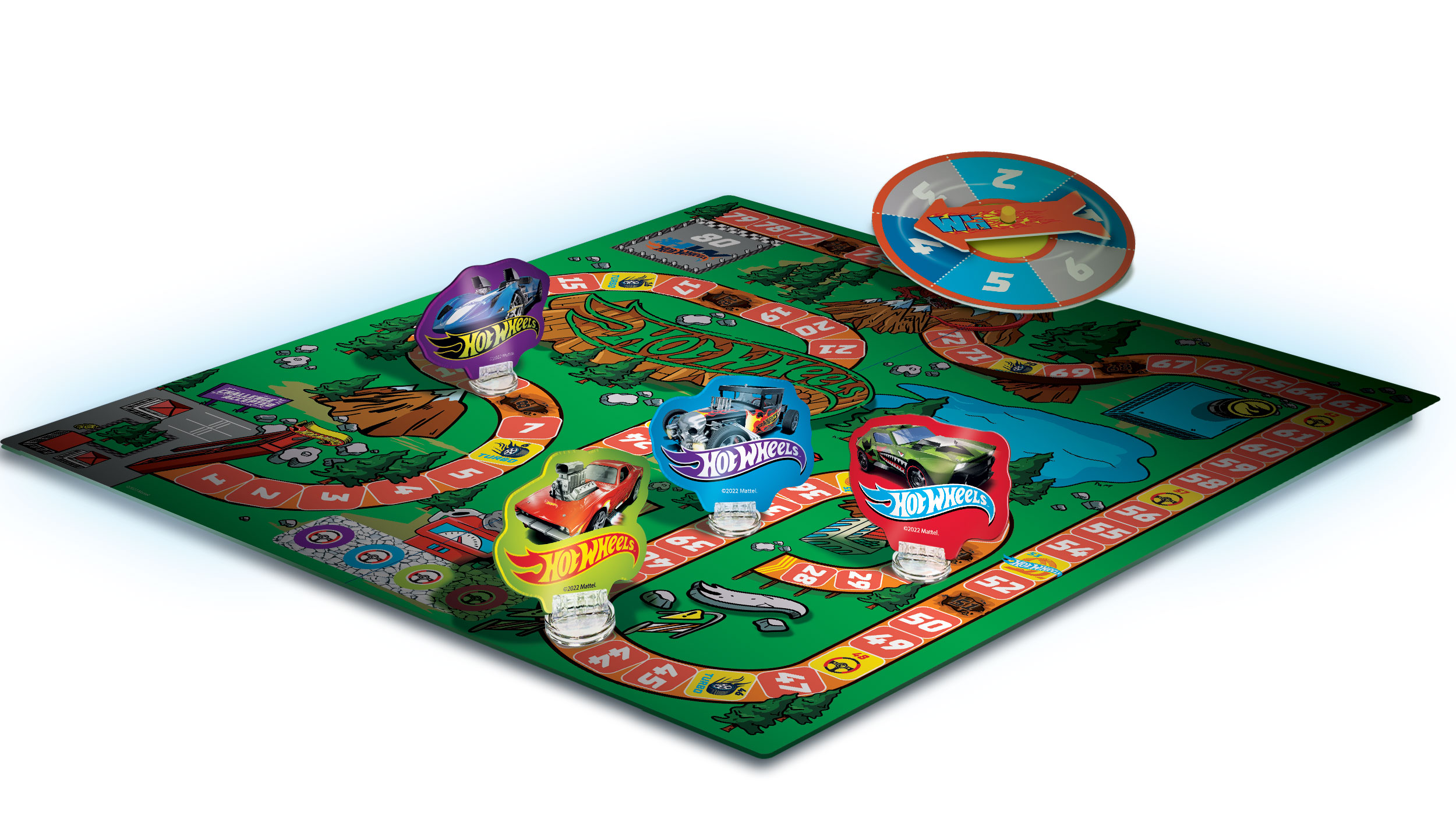 lisciani-hot-wheels-speed-race-game-jeu-de-l-oie image 2