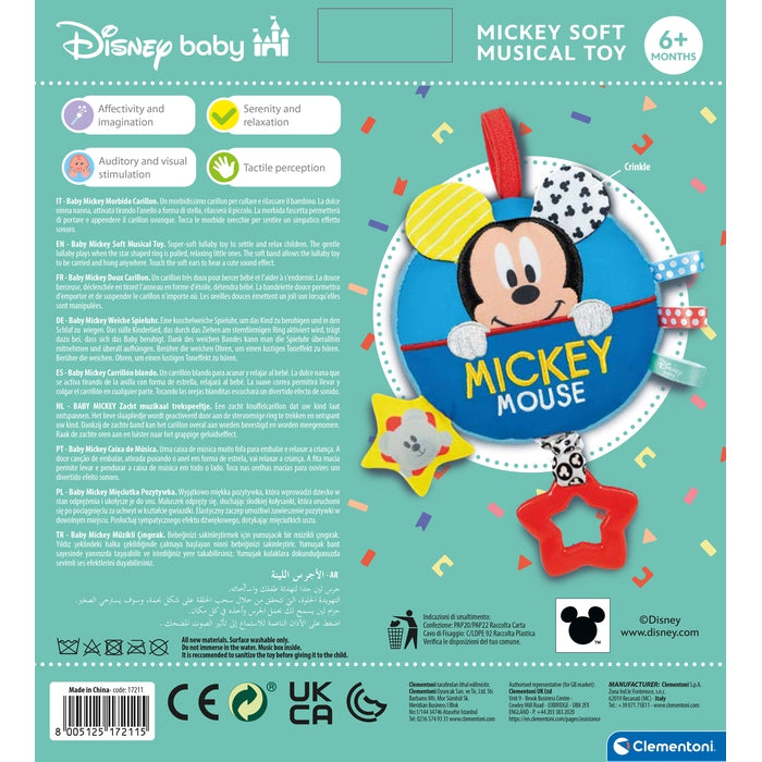 clementoni-disney-baby-mickey-peluche-musicale-douce image 7