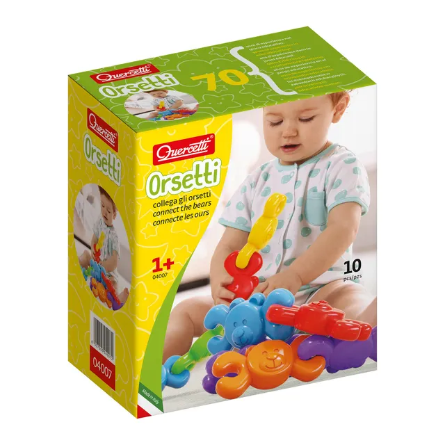 quercetti-daisy-orsetti-4007-jeu-d-embo-tement-10-pi-ces image 1