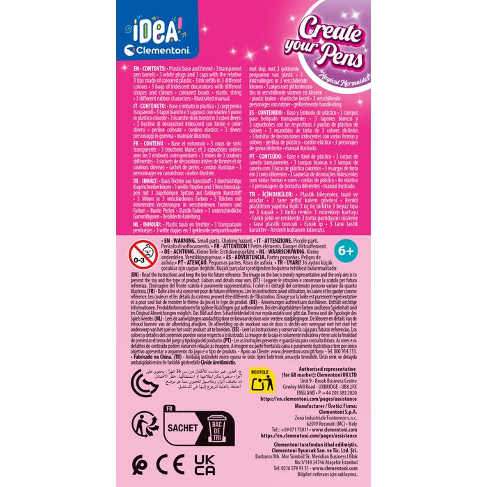 clementoni-idea-create-your-pens-magical-mermaids-kit-cr-atif-stylos-personnalis image 4