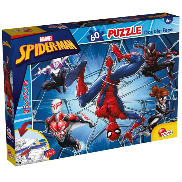 lisciani-marvel-puzzle-df-m-plus-60-spider-man-double-face image 1