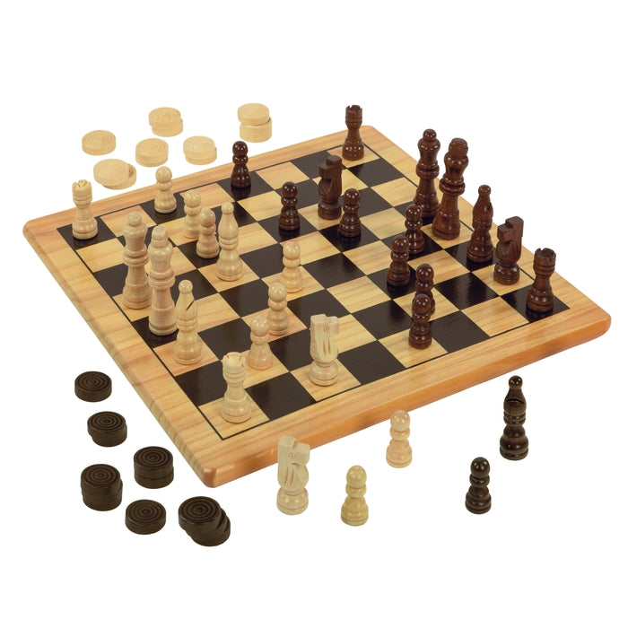 clementoni-dames-et-checs-en-bois-coffret-2-jeux-classiques image 2