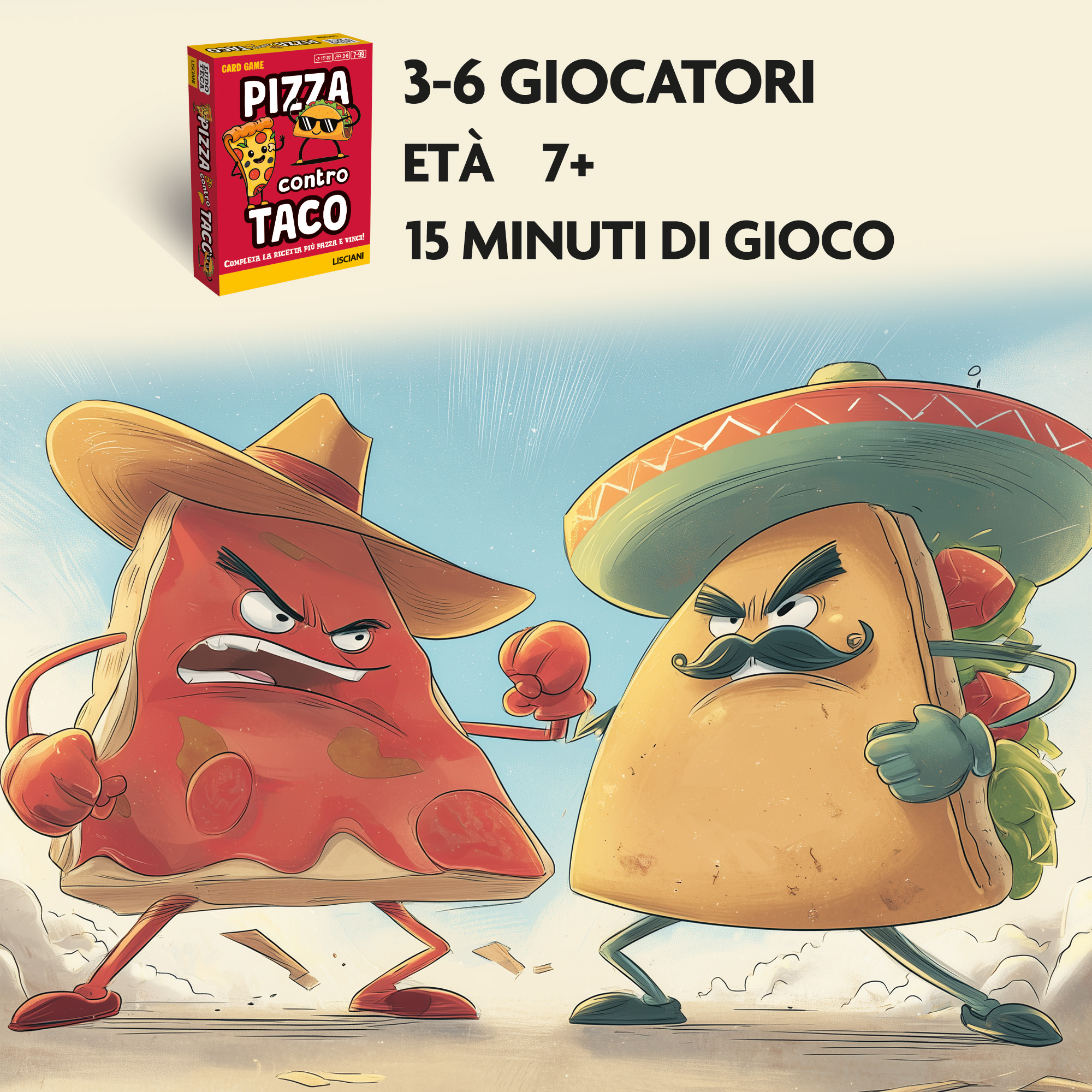lisciani-ludoteca-pizza-vs-taco-jeu-de-cartes image 4