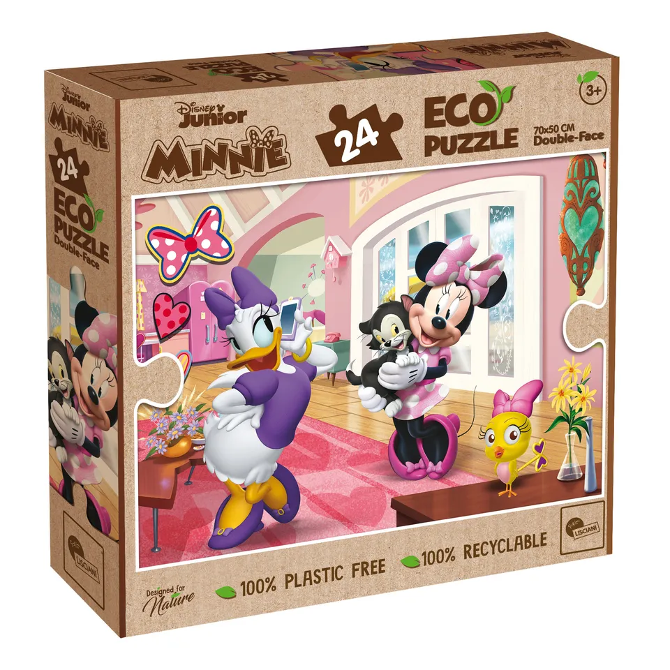 lisciani-disney-eco-puzzle-double-face-minnie-24-pi-ces image 1