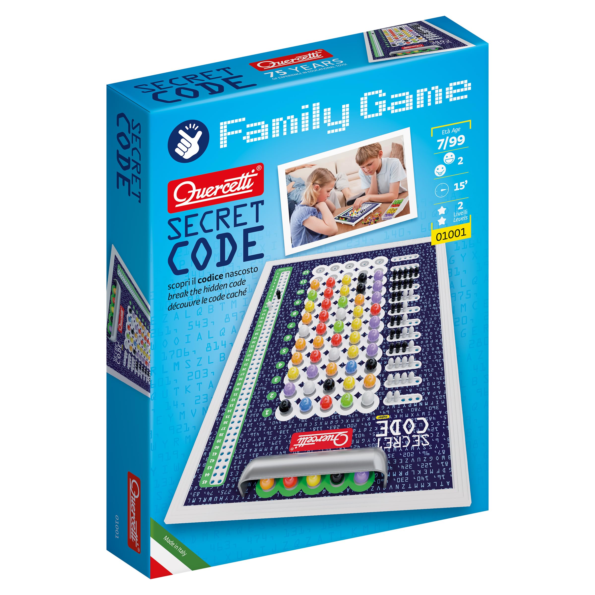 quercetti-secret-code-jeu-de-soci-t-logique-et-strat-gie-d-s-7-ans image 1