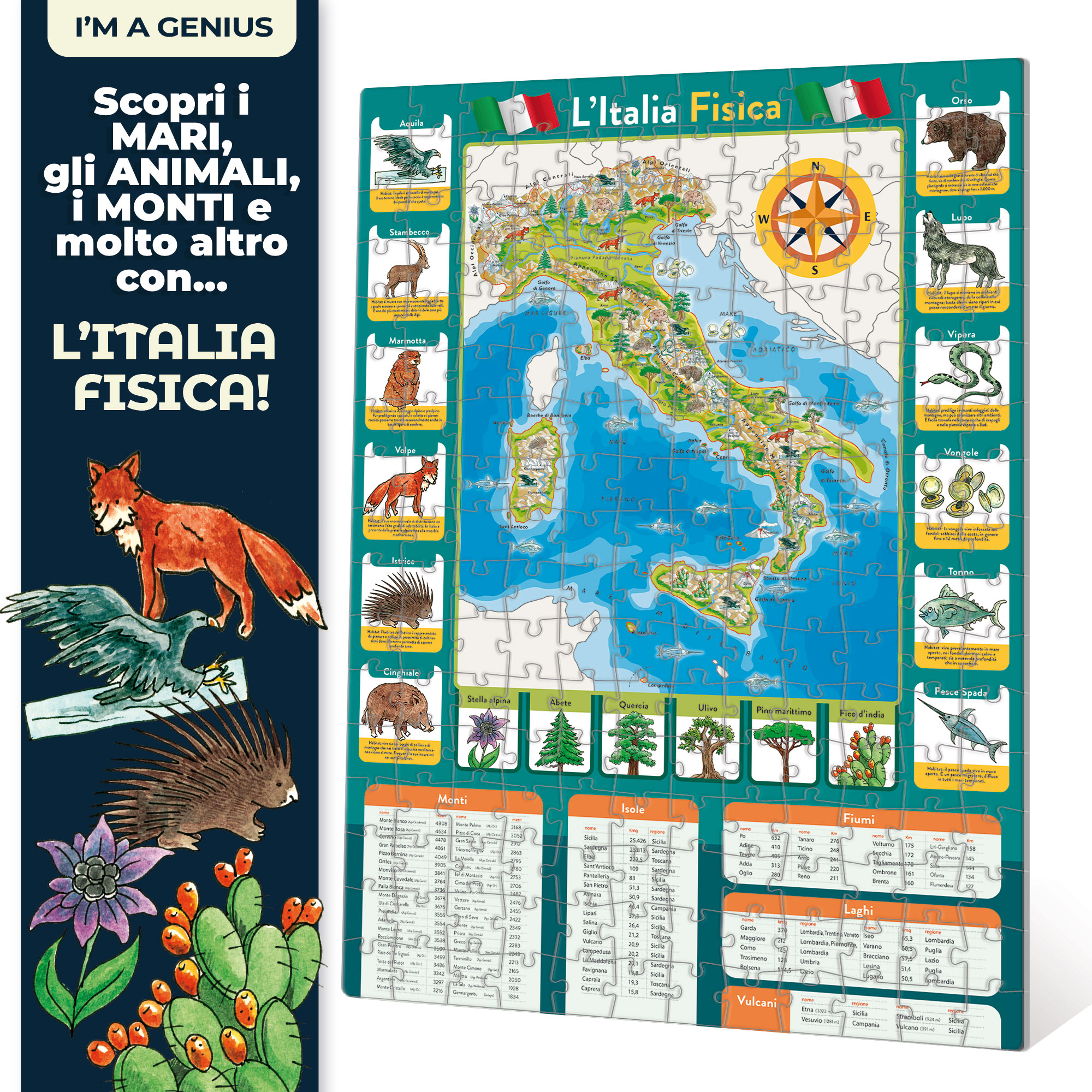 lisciani-i-m-a-genius-geopuzzle-la-mia-bella-italia-puzzle-g-ographique image 4