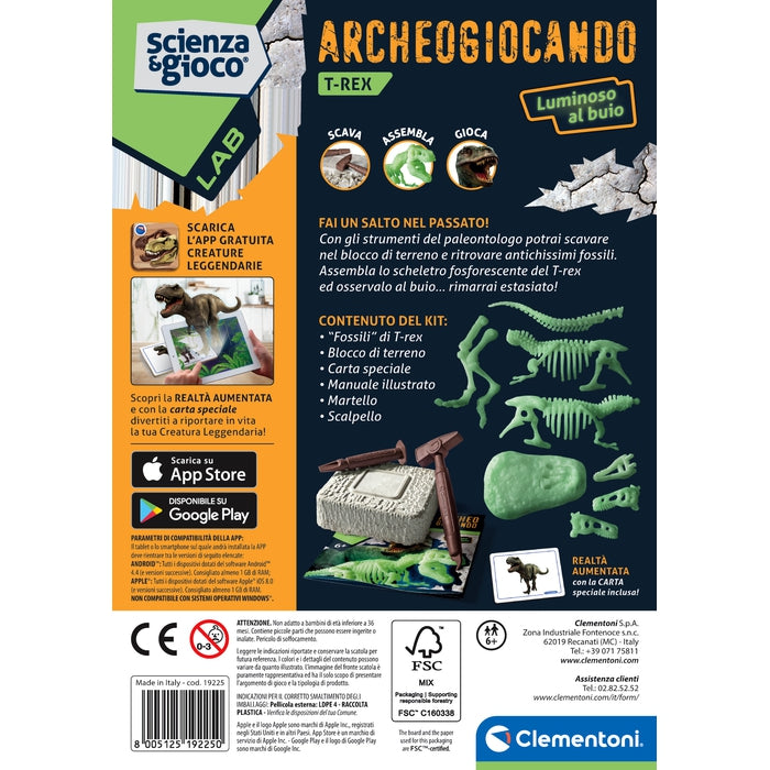 clementoni-archeogiocando-tyrannosaurus-rex-phosphorescent image 6