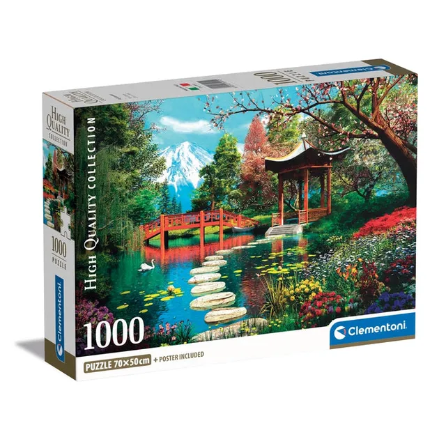 clementoni-collection-puzzle-1000-pi-ces-fuji-garden-70-x-50-cm image 1