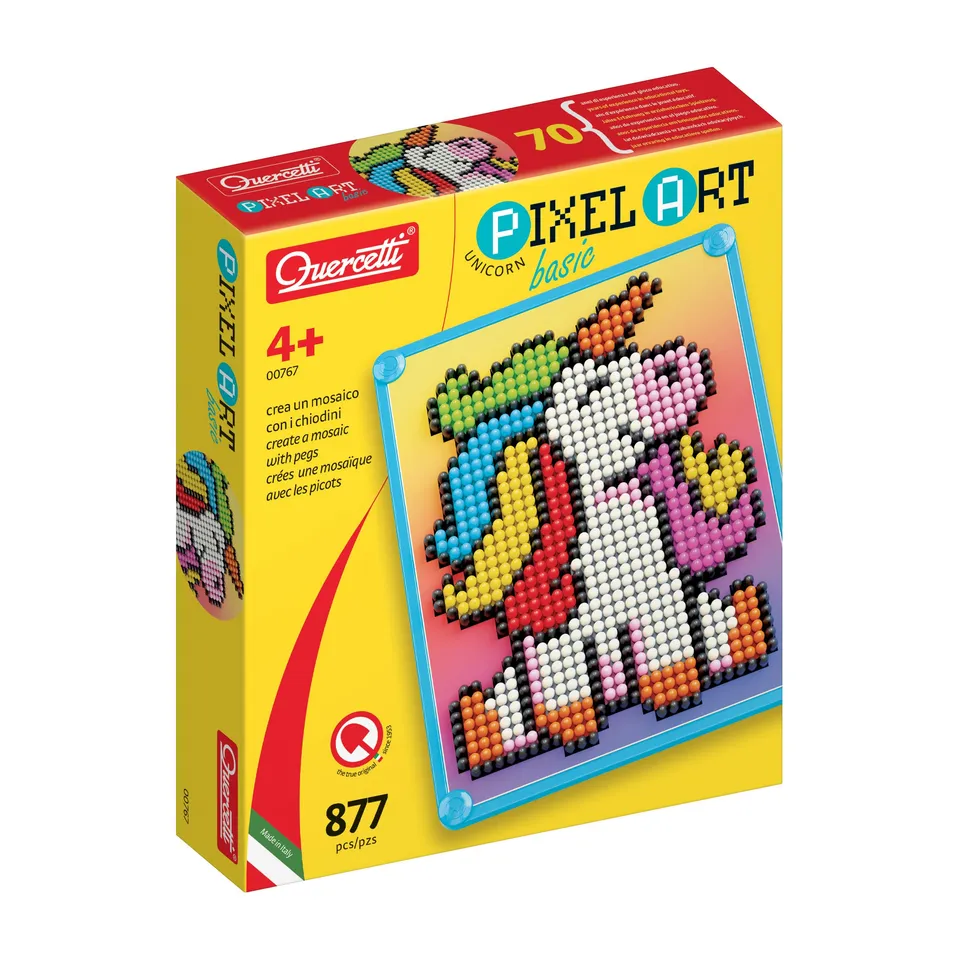 quercetti-pixel-art-basic-unicorn-kit-mosa-que-licorne image 1
