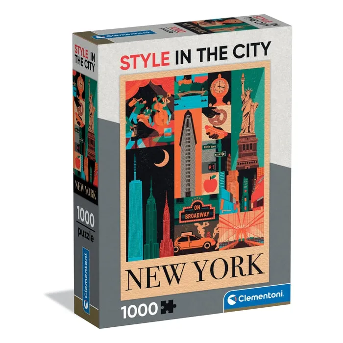 clementoni-puzzle-1000-pi-ces-style-in-the-city-new-york image 1