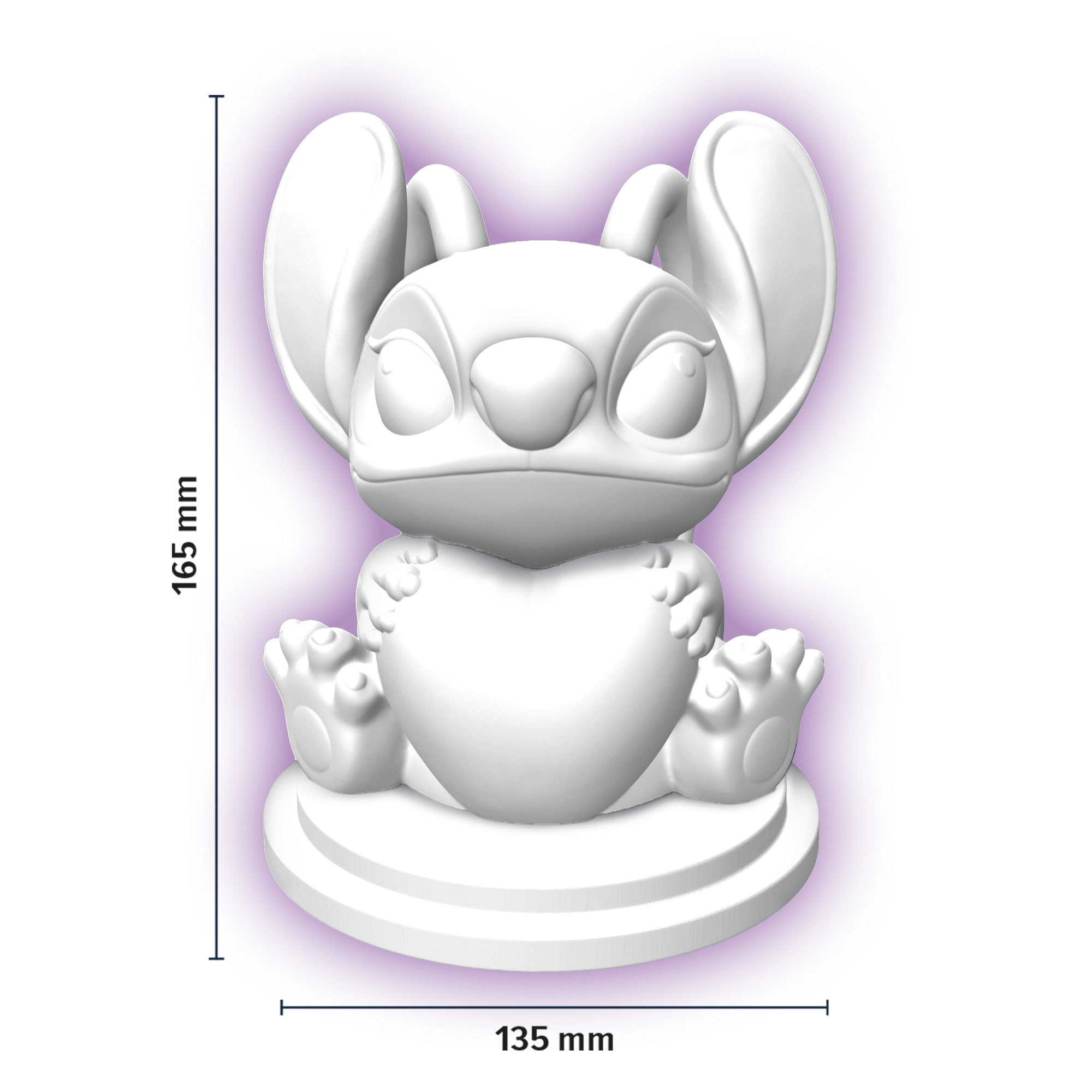 lisciani-paint-your-own-angel-lamp-lampe-stitch-peindre image 2