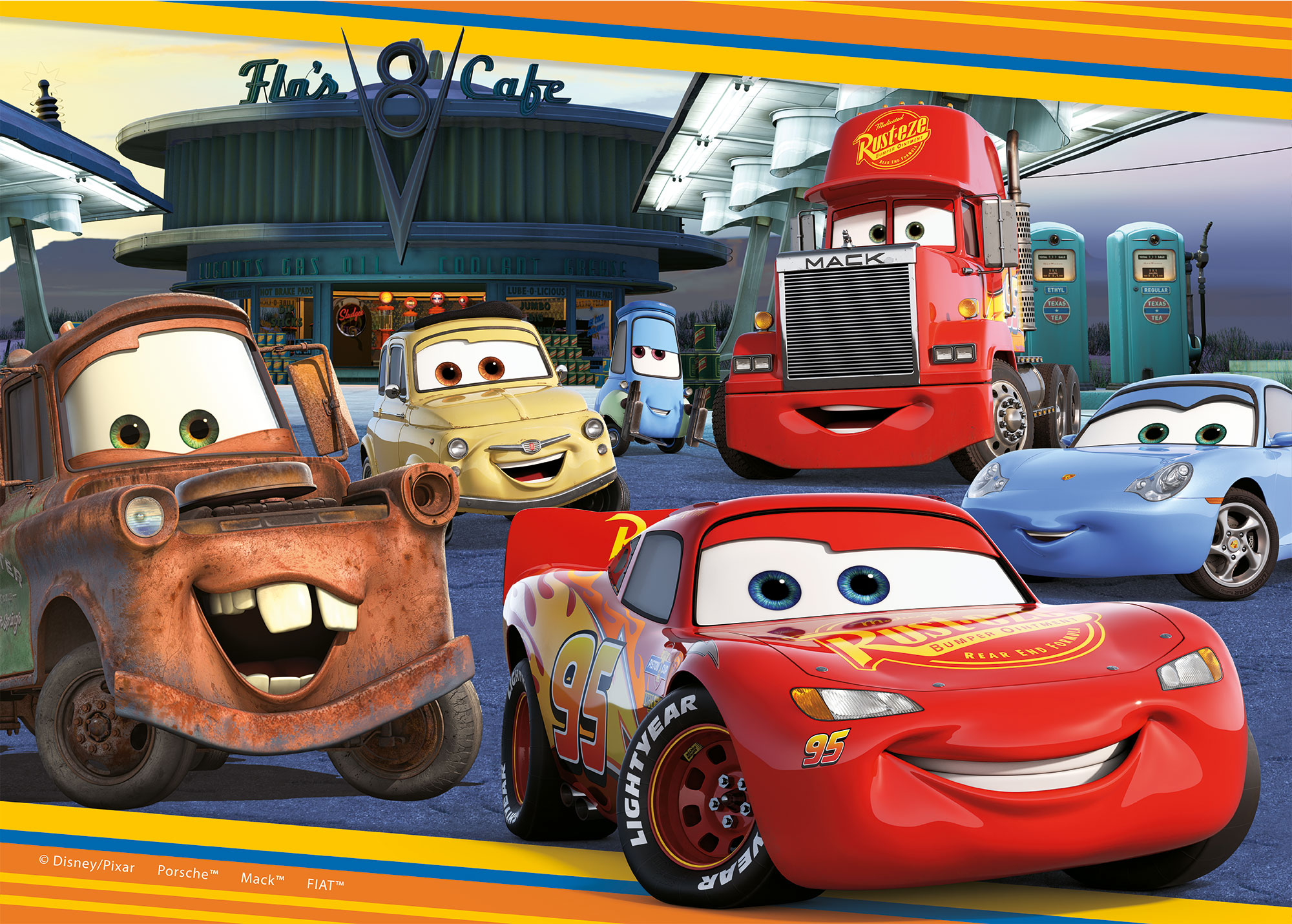 lisciani-disney-puzzle-df-maxifloor-2-x-24-cars image 3