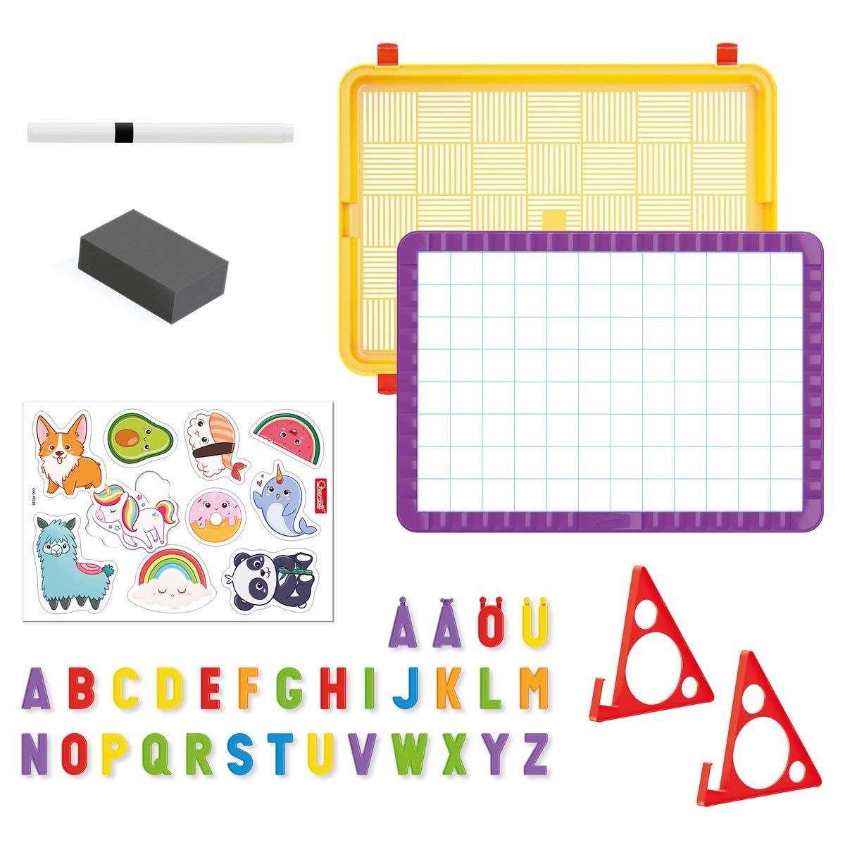 quercetti-5241-tableau-magn-tique-lettres-grand-tableau-avec-mallette image 4