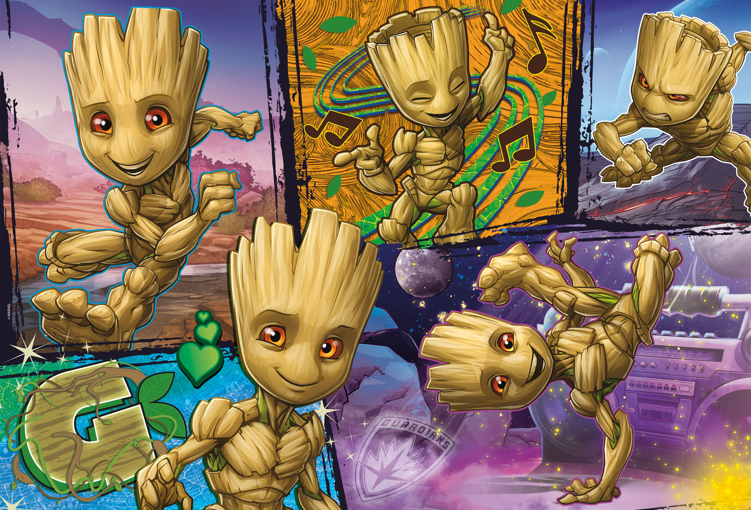 lisciani-marvel-puzzle-df-plus-250-groot image 2