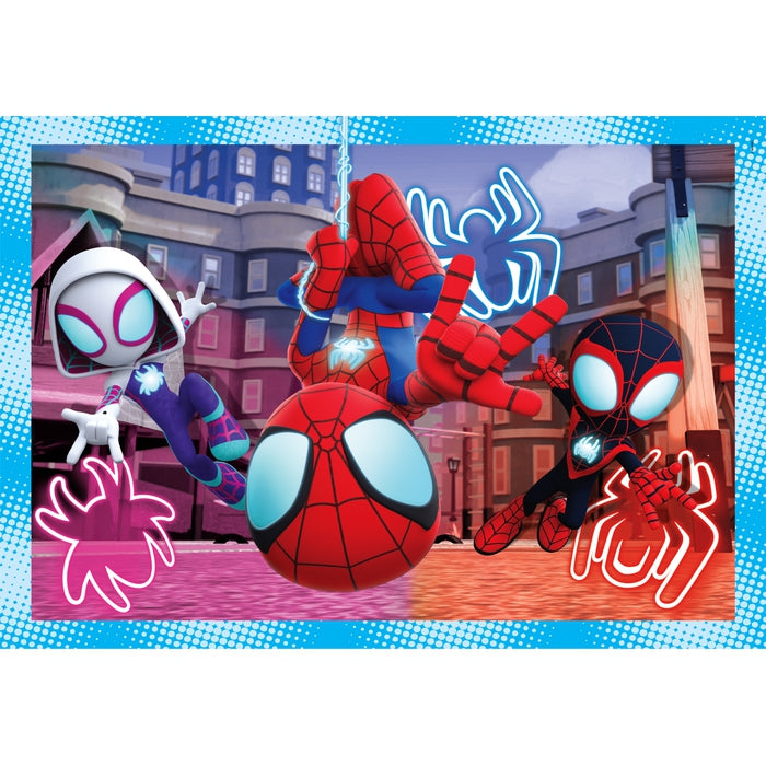 clementoni-spidey-friends-puzzle-4-en-1-12-16-20-24-pi-ces image 5