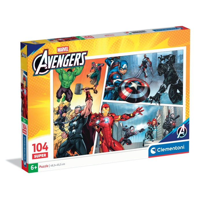 clementoni-avengers-puzzle-104-pi-ces-enfant-marvel image 1