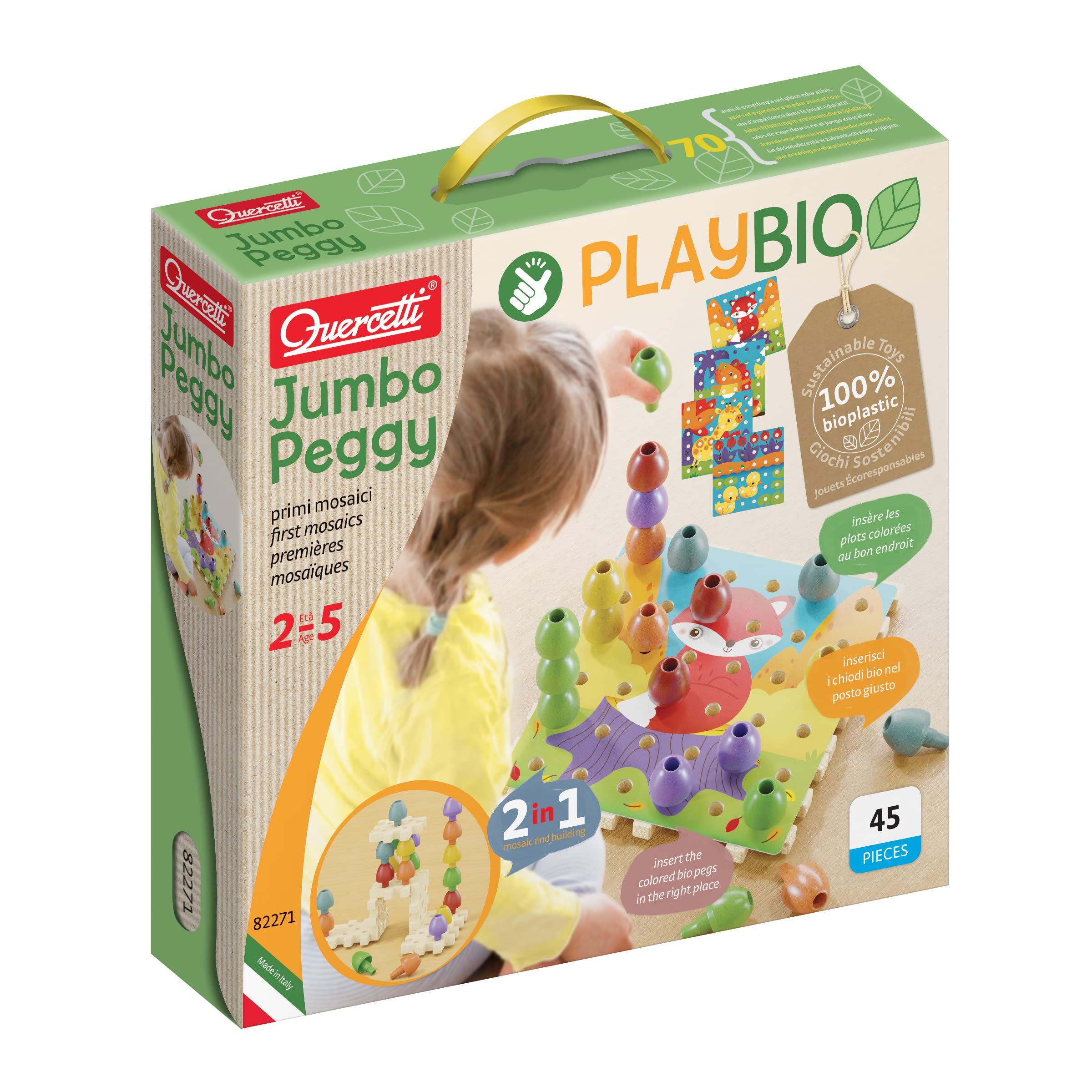 quercetti-82271-jumbo-peggy-play-bio-jeu-de-plots-premier-ge image 1