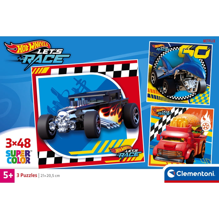 clementoni-puzzle-hot-wheels-3-x-48-pi-ces-32-x-22-cm image 6