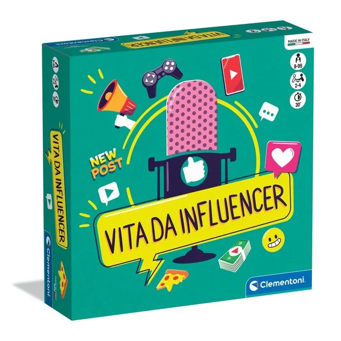clementoni-party-game-vita-da-influencer-jeu-d-ambiance-7-9-ans image 1