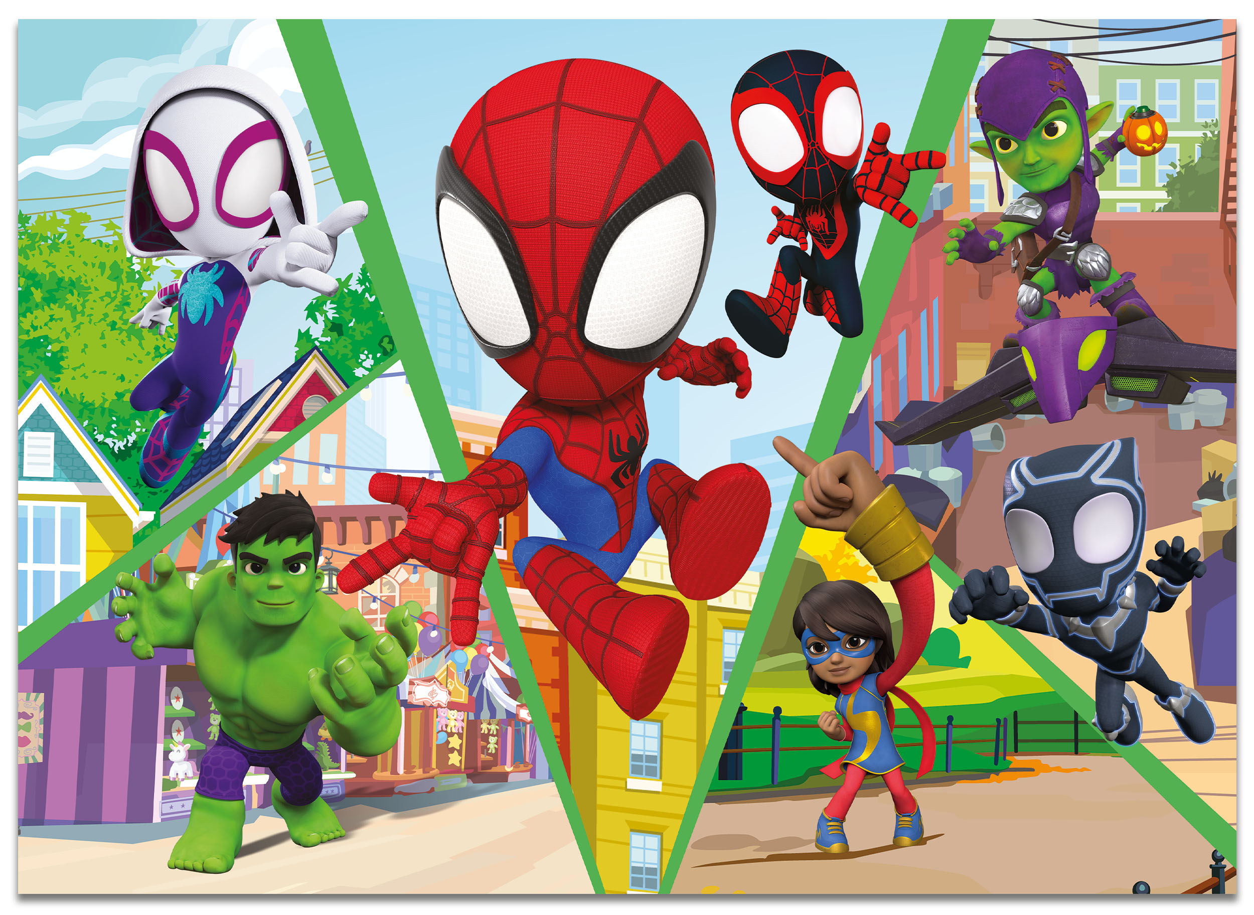 lisciani-marvel-spidey-maxi-puzzle-4x48-coloriage image 8