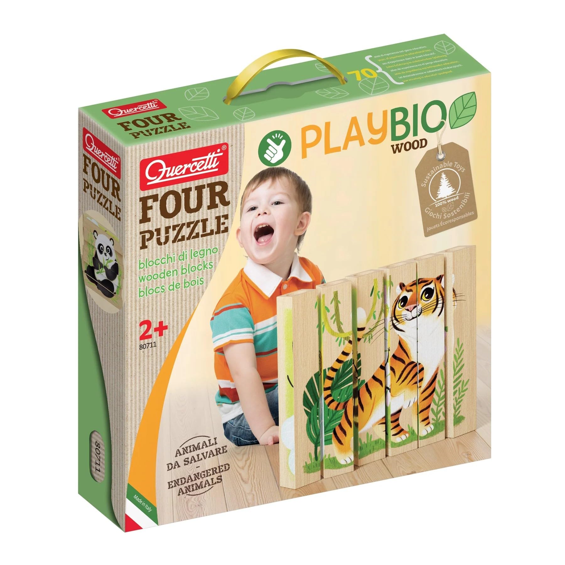 quercetti-80711-four-puzzle-play-bio-animaux-en-danger image 2