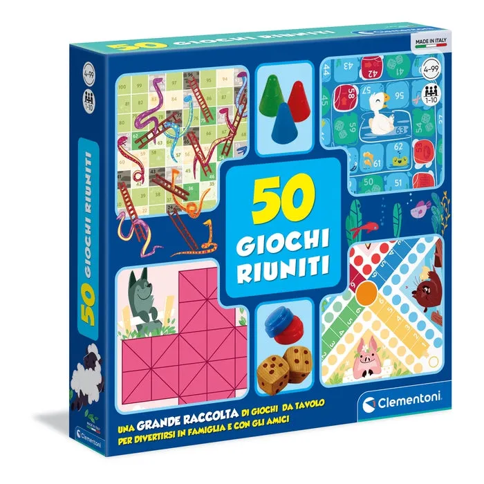 clementoni-50-giochi-riuniti-coffret-50-jeux-de-soci-t-famille image 1