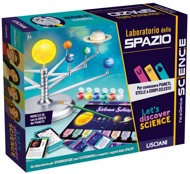 lisciani-i-m-a-genius-laboratorio-dello-spazio-kit-scientifique-syst-me-solaire image 1