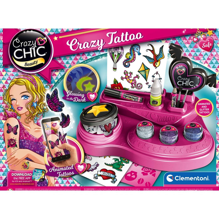 clementoni-crazy-chic-crazy-tattoo-kit-tatouages-enfants-glow-in-the-dark image 7