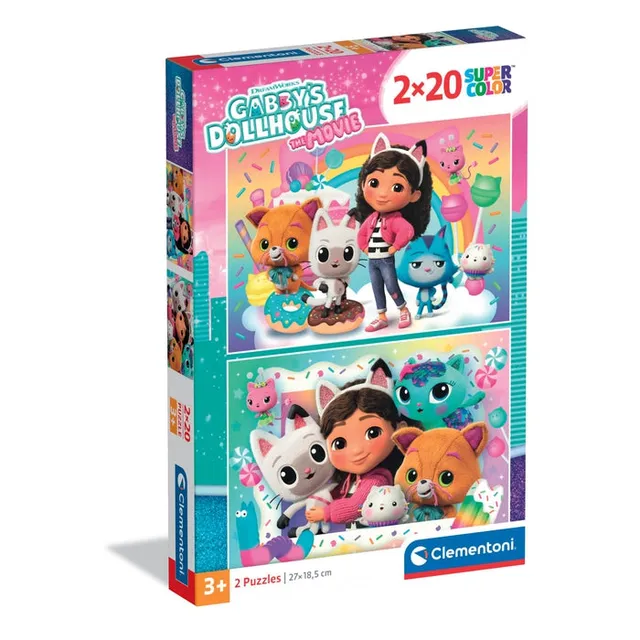 clementoni-gabby-s-dollhouse-puzzle-2x20-pi-ces image 1