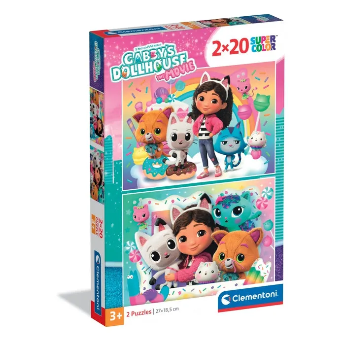 clementoni-gabby-s-dollhouse-puzzle-2x20-pi-ces image 1