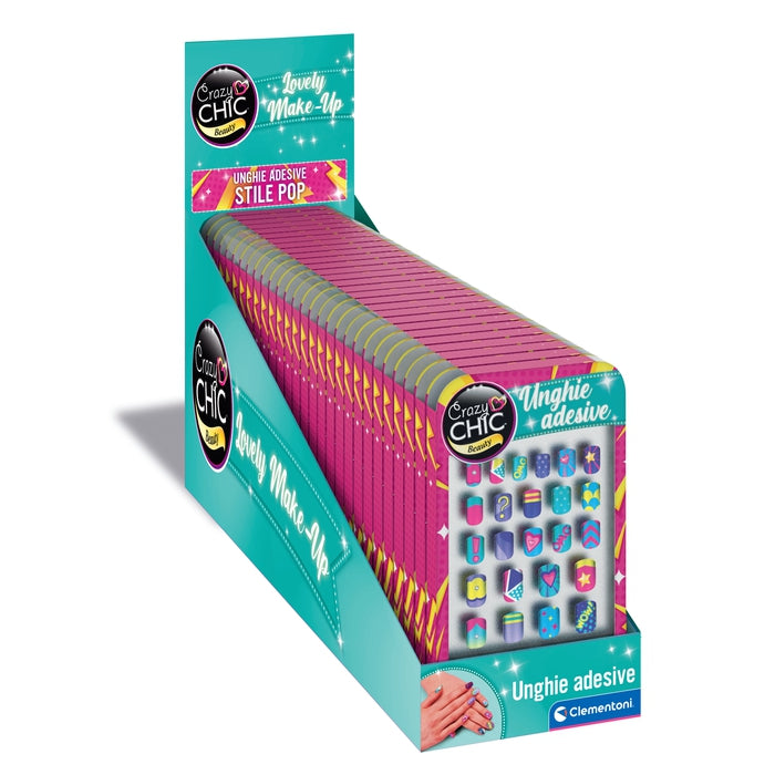 clementoni-crazy-chic-faux-ongles-adh-sifs-style-pop image 1