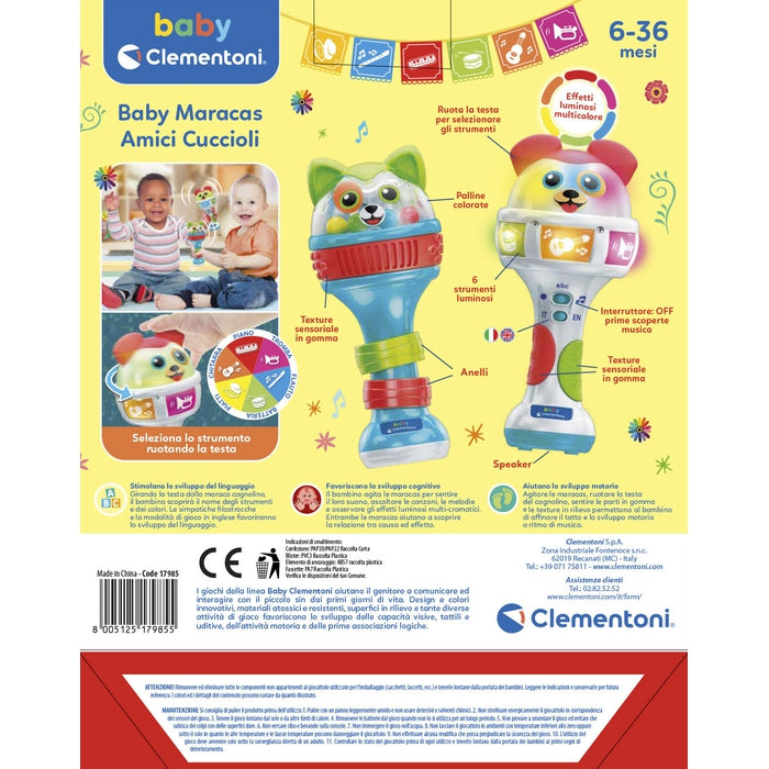 baby-clementoni-maracas-interactives-amis-chiots-musique-et-lumi-res image 7