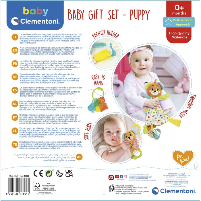 baby-clementoni-coffret-naissance-chiot-doudou-hochet-cl-s-de-dentition image 6