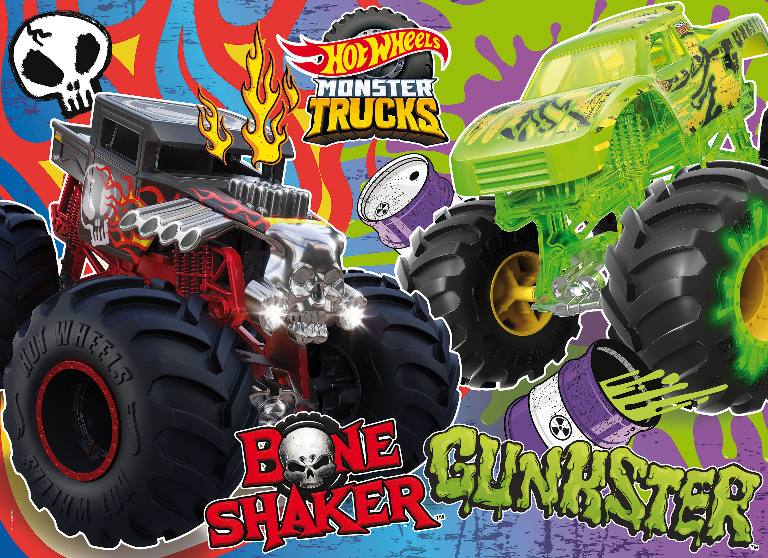 lisciani-hot-wheels-puzzle-maxifloor-24-monster-truck image 2