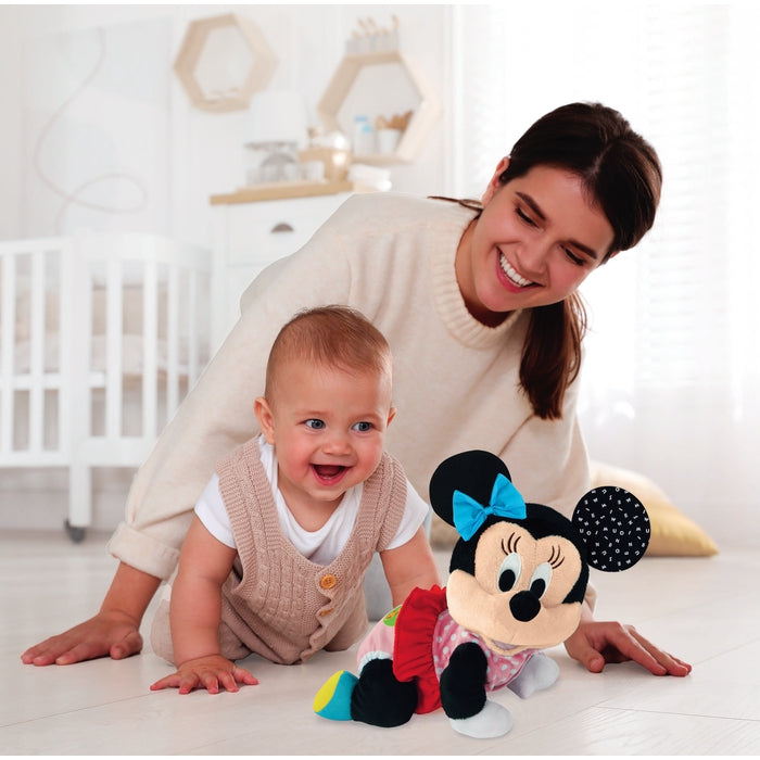 disney-baby-clementoni-baby-minnie-gattona-con-me-peluche-interactive image 5