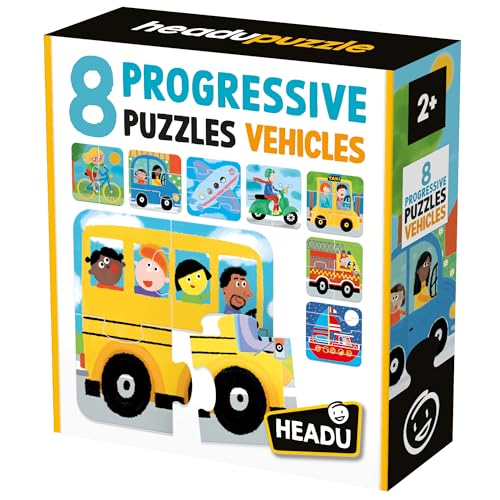 headu-8-progressive-puzzles-wild-puzzles-animaux-sauvages-2-5-ans image 5