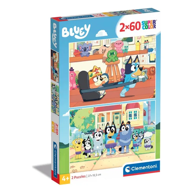 clementoni-bluey-puzzle-enfant-2x60-pi-ces image 1