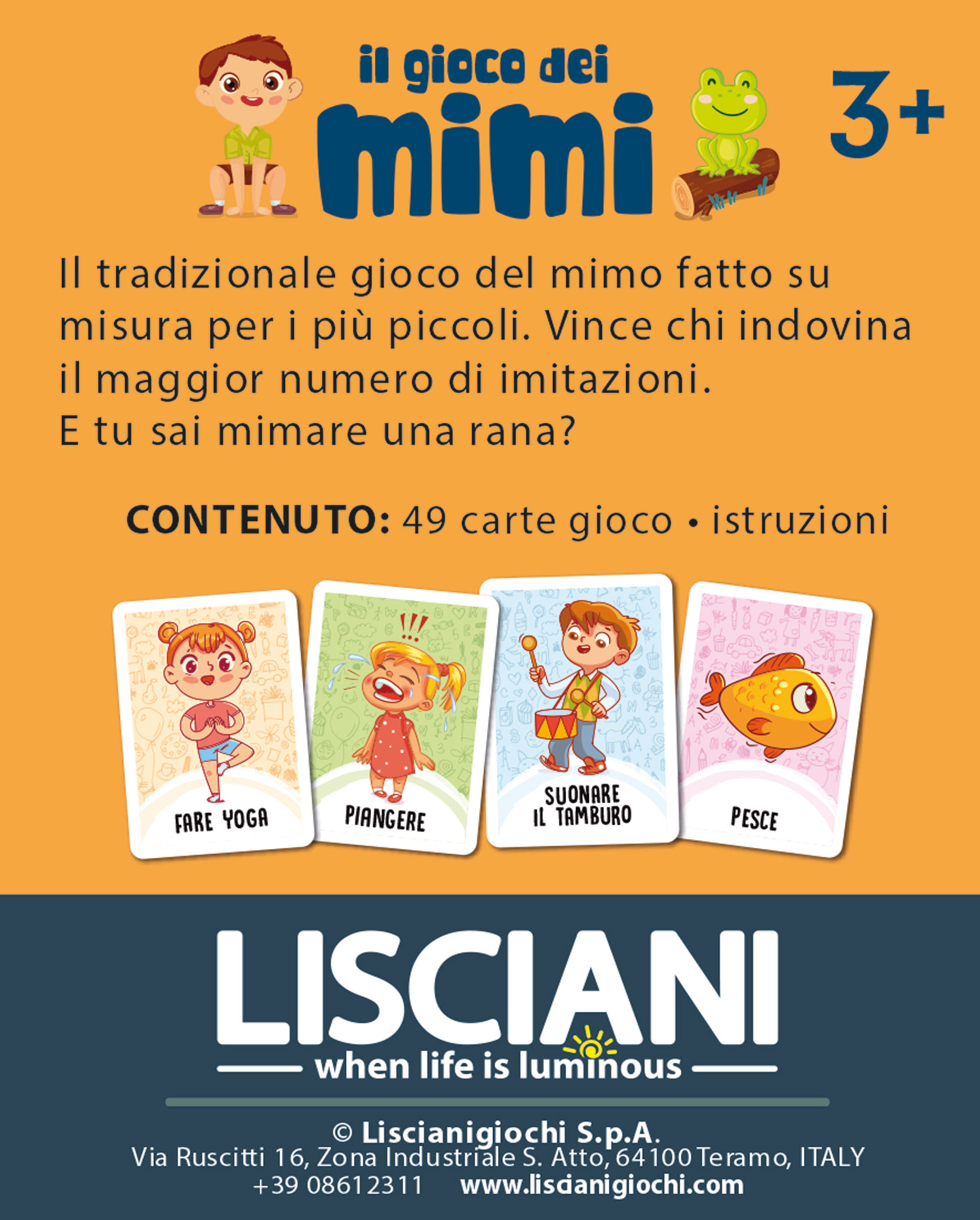 lisciani-ludoteca-le-carte-dei-bambini-il-gioco-dei-mimi-jeu-de-cartes-mimes-enf image 4