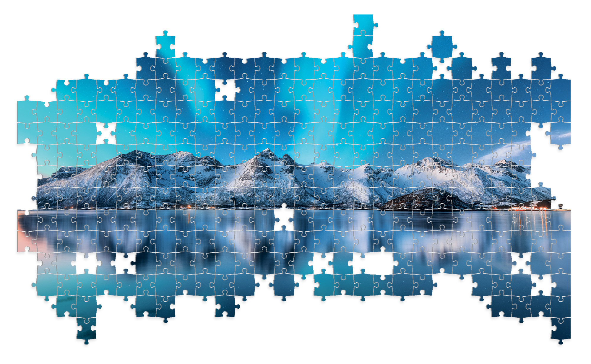 lisciani-puzzle-poster-aurora-borealis-1500-pi-ces image 4