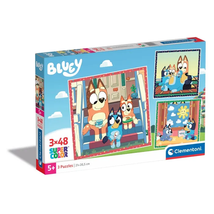 clementoni-bluey-puzzle-enfant-3x48-pi-ces-32x22-cm image 1