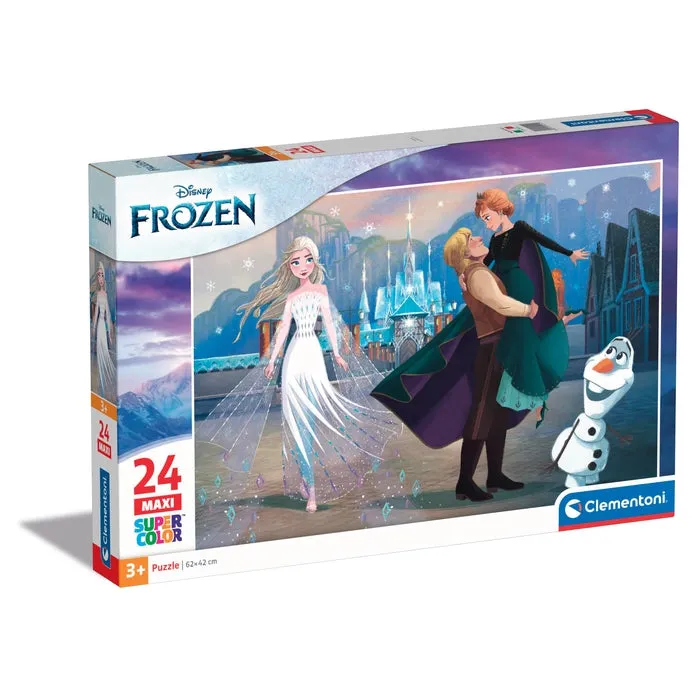 clementoni-puzzle-disney-frozen-24-maxi-pi-ces-62-x-42-cm-4-6-ans image 1