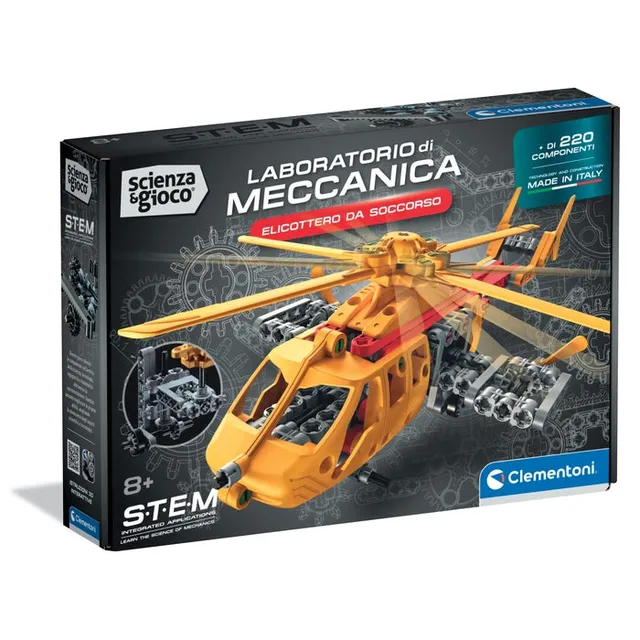 clementoni-scienza-e-gioco-build-elicottero-da-soccorso-kit-de-construction-m-ca image 1