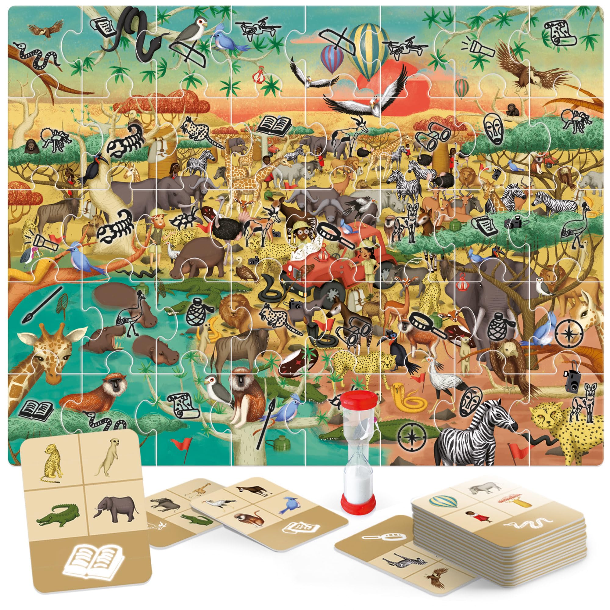 headu-x-ray-mission-safari-park-jeu-d-observation-torche-magique-5-ans image 3