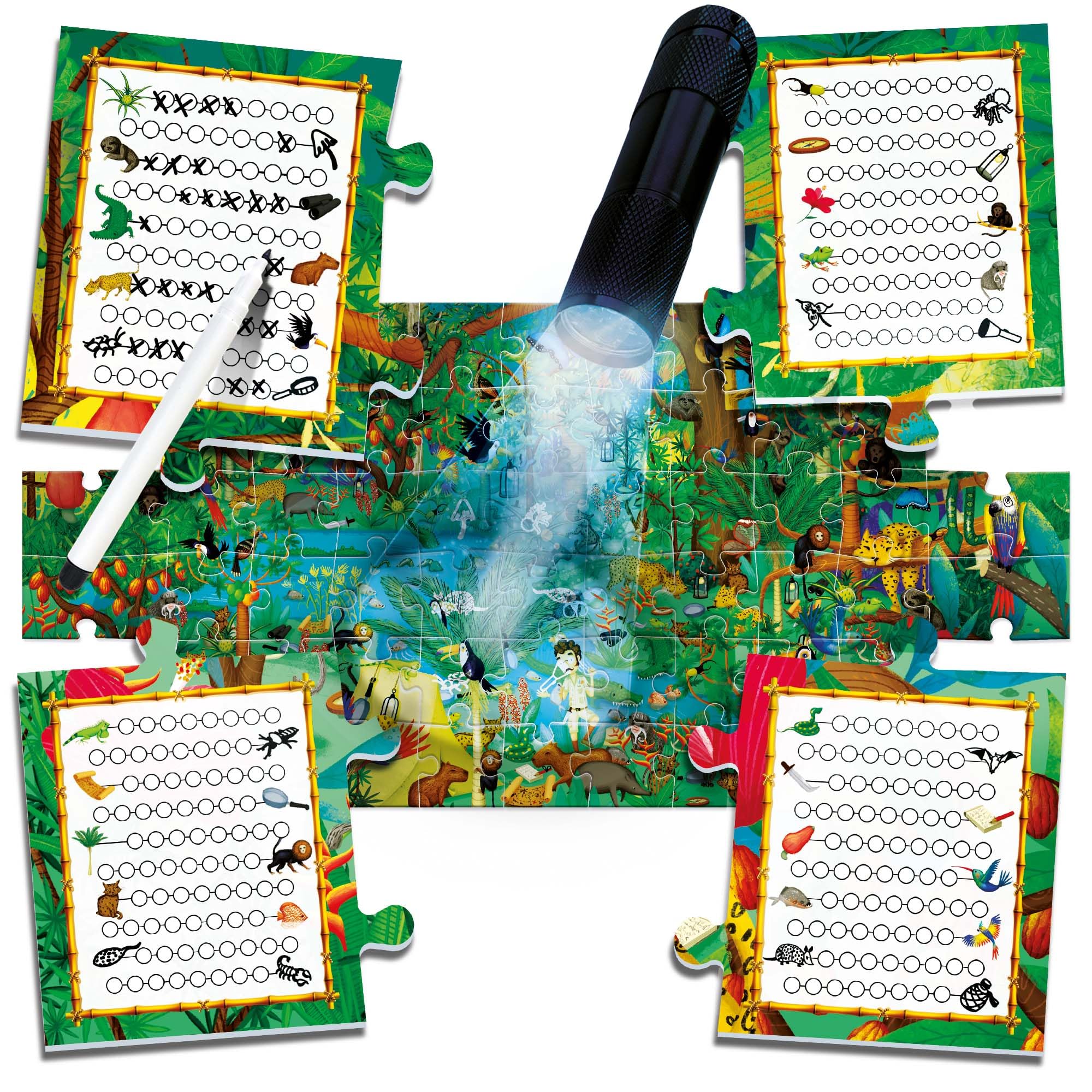 headu-explorez-la-for-t-puzzle-ducatif-torche-magique-5-10-ans image 2