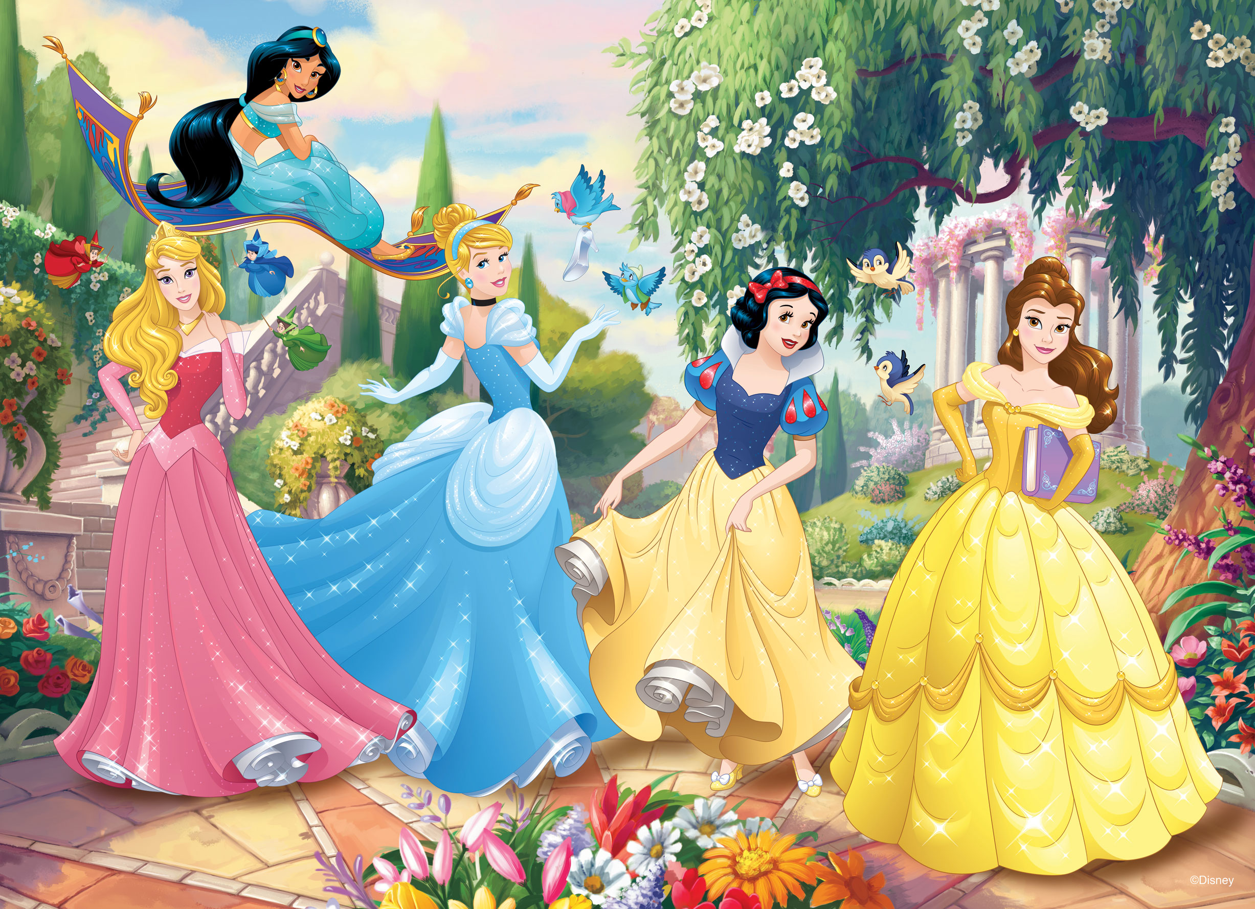 lisciani-disney-princess-maxi-floor-108-princess-forever-double-face image 2