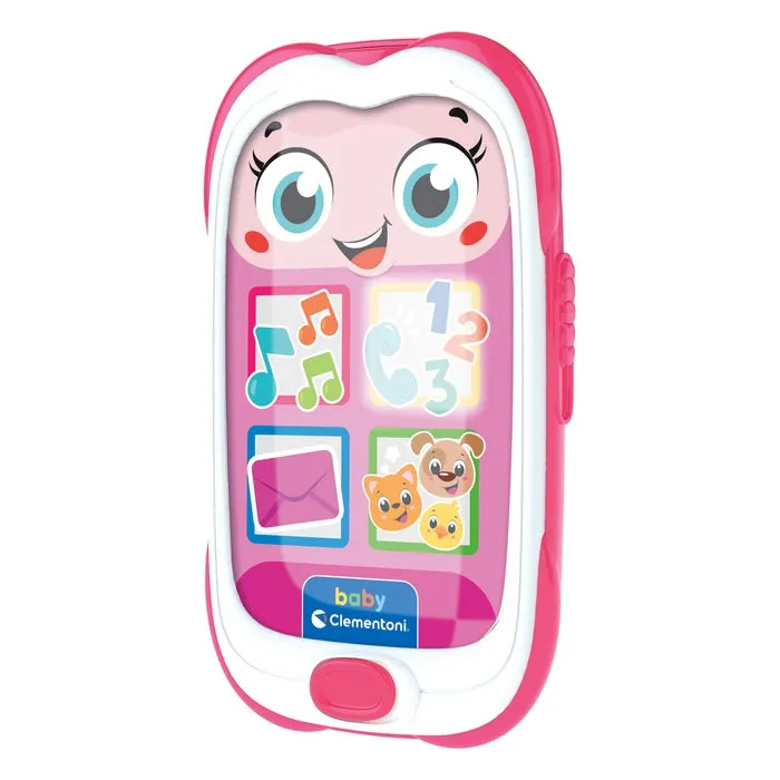 clementoni-baby-smartphone-pink-t-l-phone-ducatif-lumineux image 1