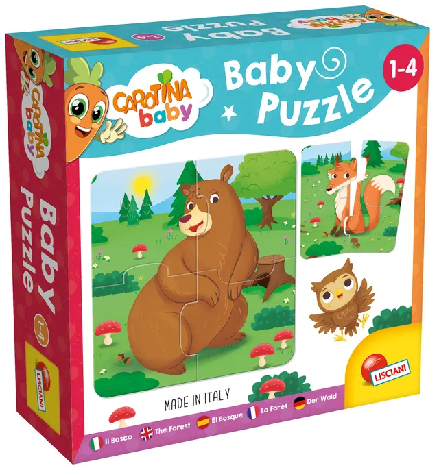 lisciani-carotina-baby-puzzle-il-bosco-amis-de-la-for-t image 1