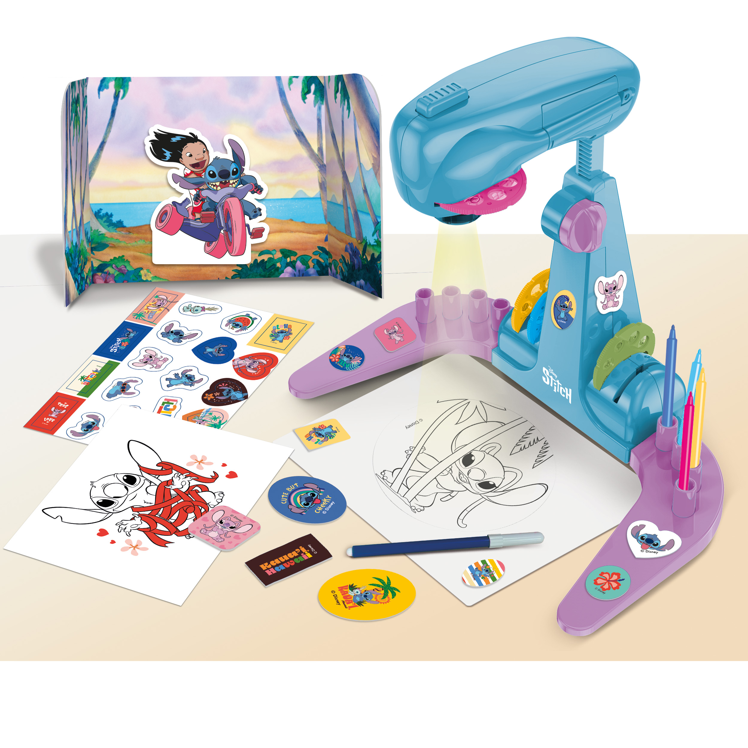 lisciani-stitch-projector-drawing-school-cole-de-dessin-avec-projecteur-led image 2
