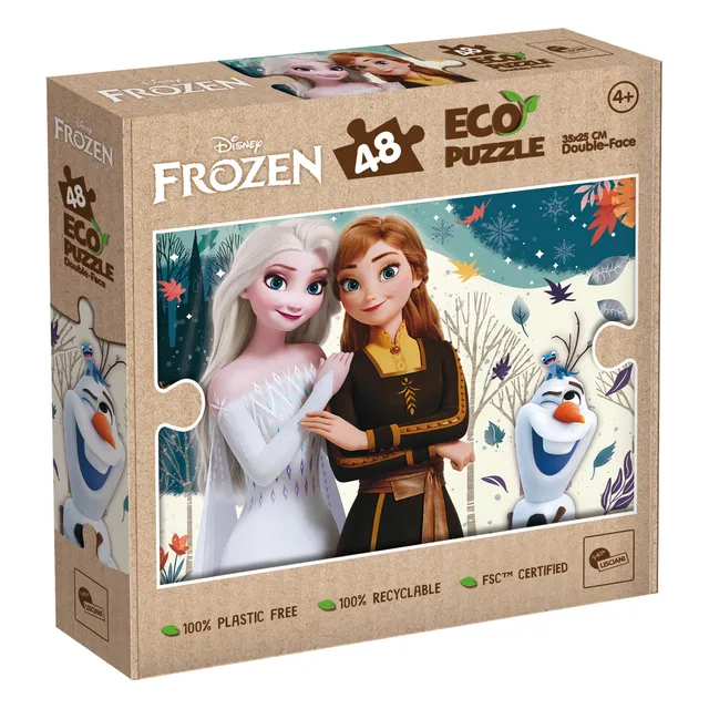 lisciani-disney-eco-puzzle-mini-double-face-48-frozen image 1